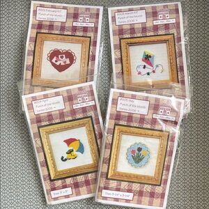 4 Punch Needle Kits Punch of the Month Series 2006 New